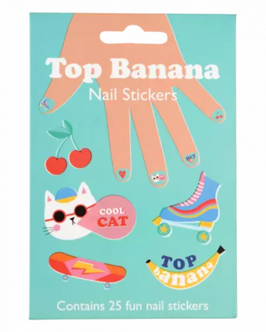 Top Banana Nail Stickers