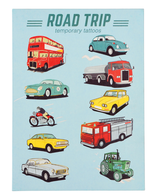 Road Trip Temporary Tattoos