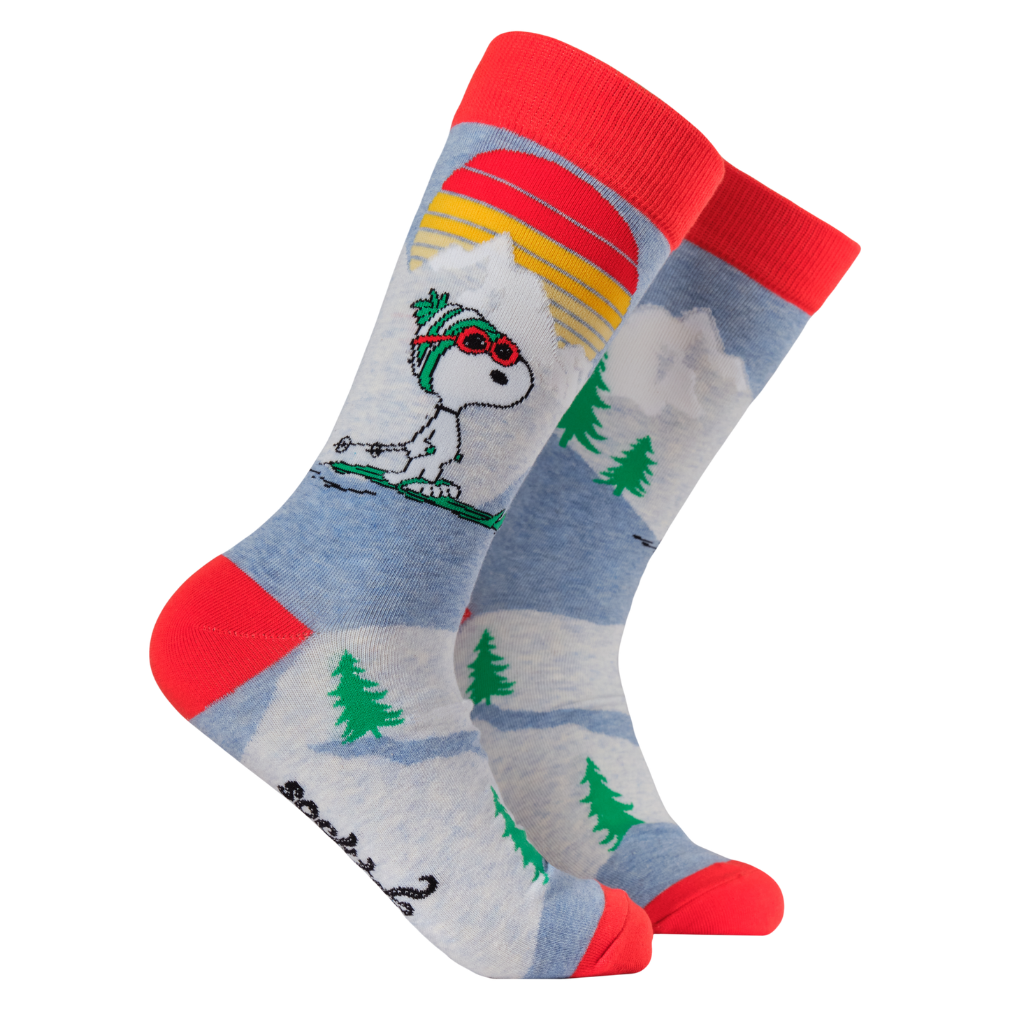 Snoopy In The Mountains Crew Socks