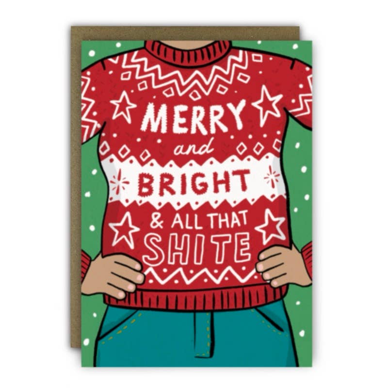 All That Shite Christmas Jumper Card