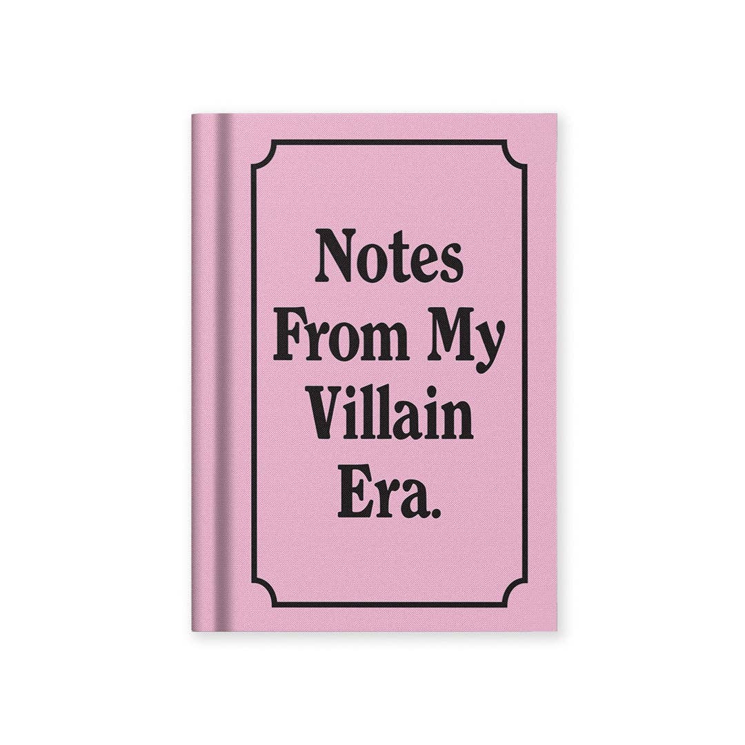 Villain Era A7 Fabric Hardback Notebook