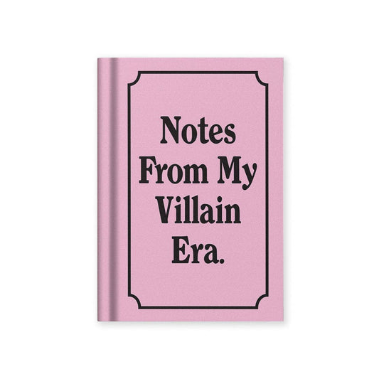 Villain Era A7 Fabric Hardback Notebook