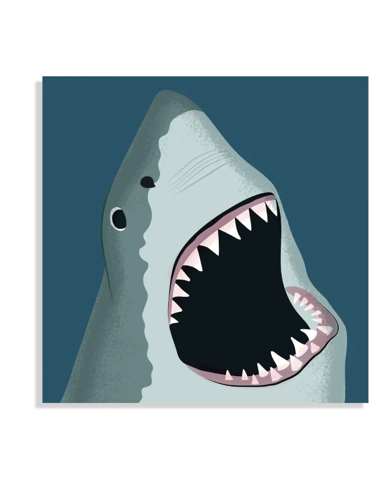 Great White Shark Greeting Card