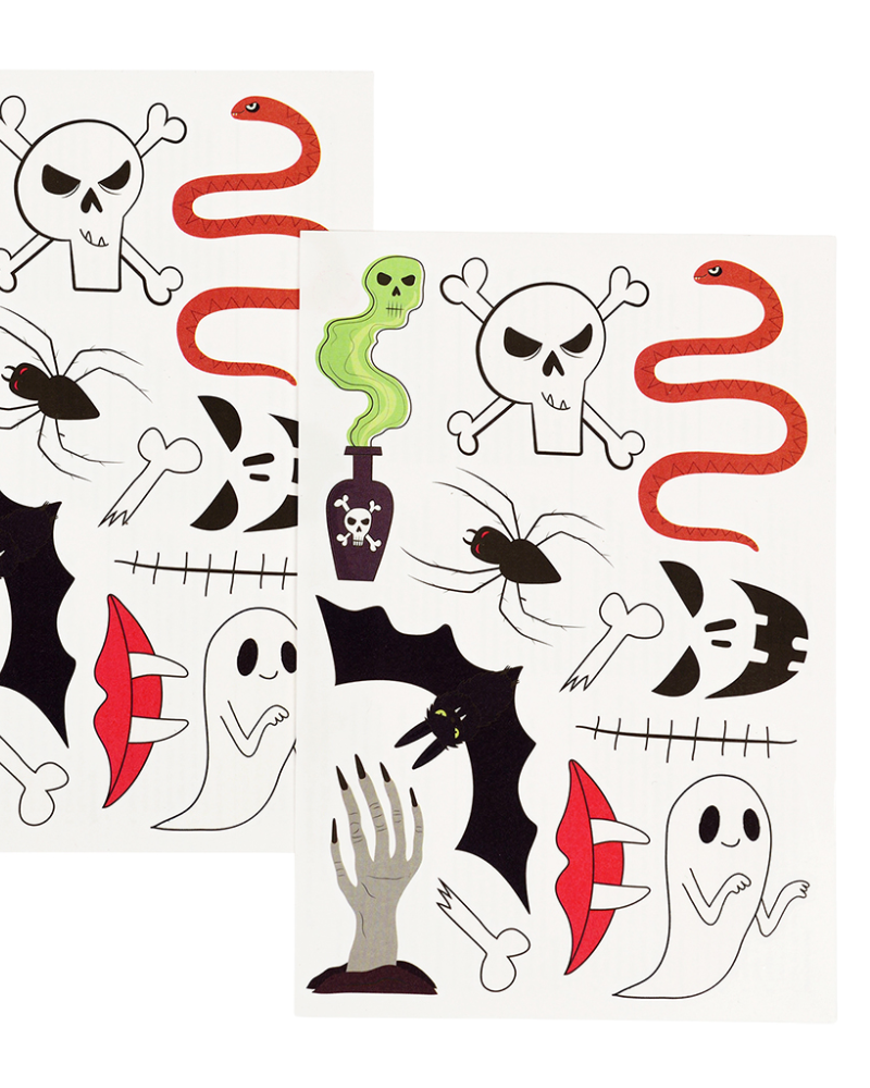 Scary Temporary Tattoos