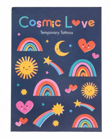 Cosmic Love Temporary Tattoos