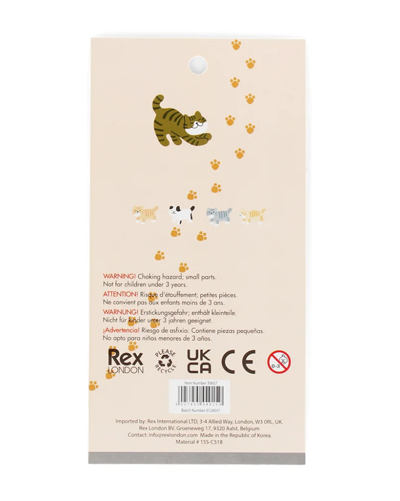 3D Puffy Cat Stickers