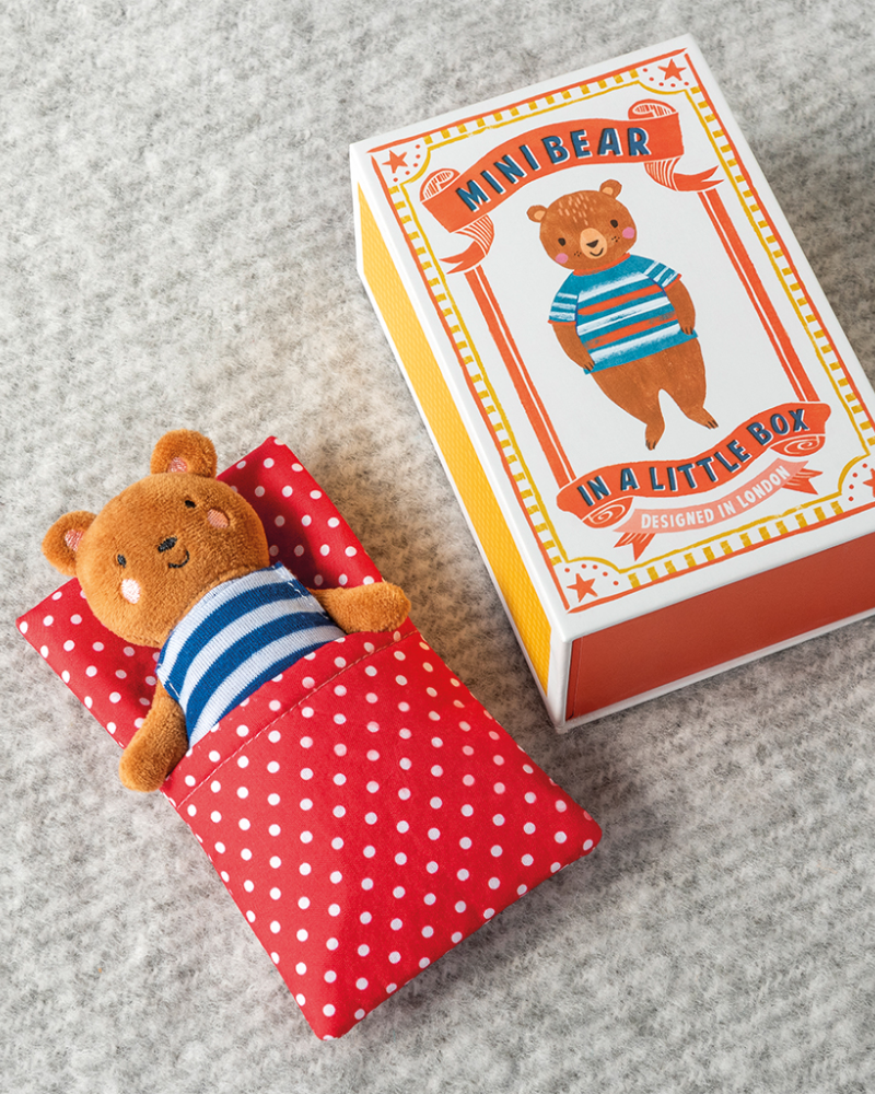 Teddy bear in a box shop