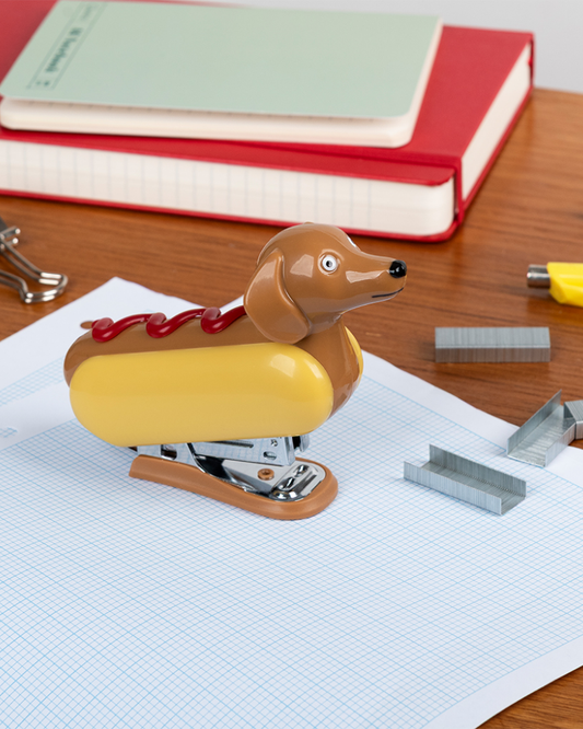Hot Dog Dachshund Mini Stapler