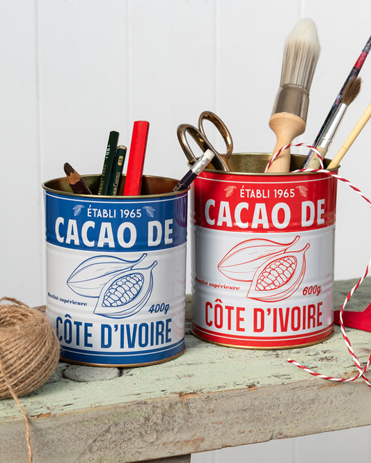 Cacao Storage Tins Set Of 2