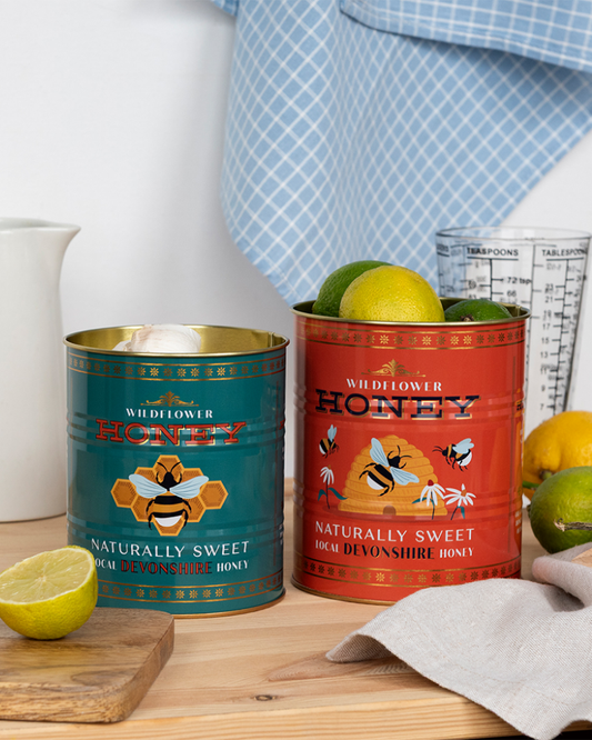 Wildflower Honey Storage Tins Set Of 2