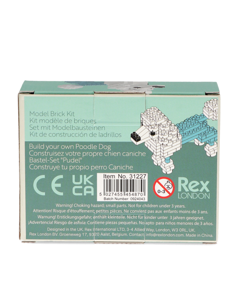 Build Your Own Poodle Brick Kit