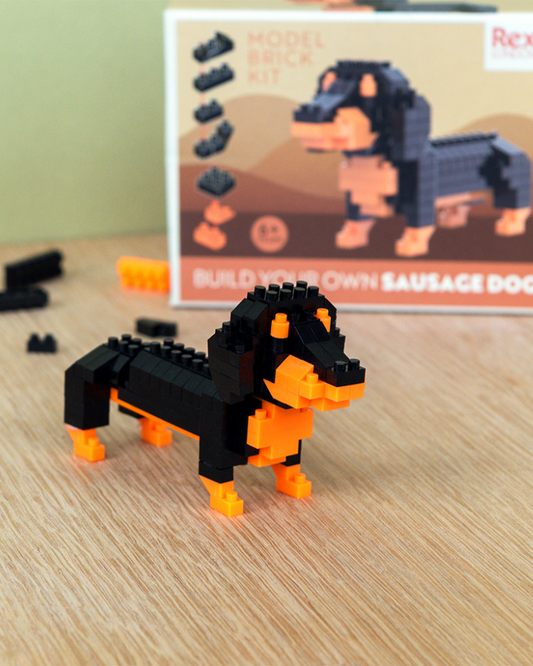 Build Your Own Sausage Dog Brick Kit