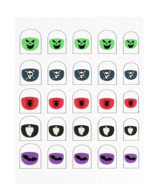 Spooky Halloween Nail Stickers