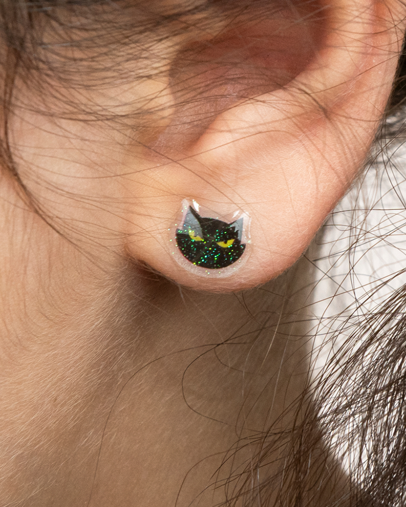 Spooky Halloween Stick on Earrings