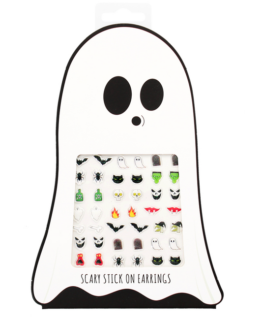 Spooky Halloween Stick on Earrings