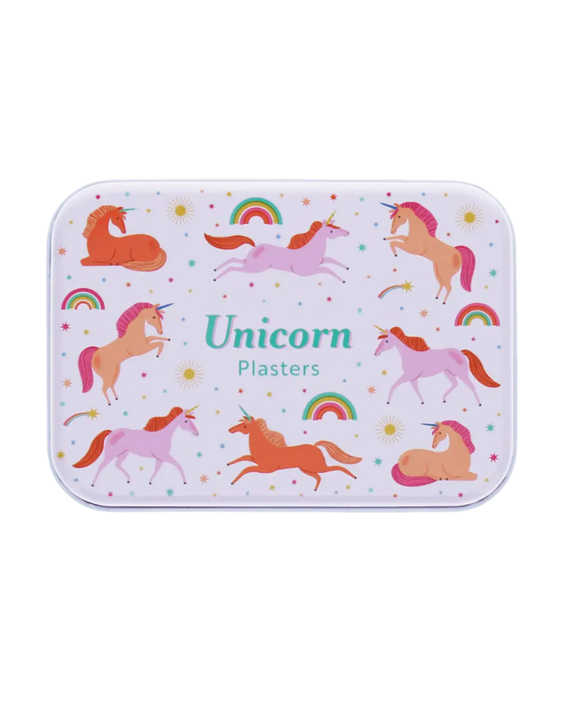 Unicorn Children's Plasters in a Tin Set of 30