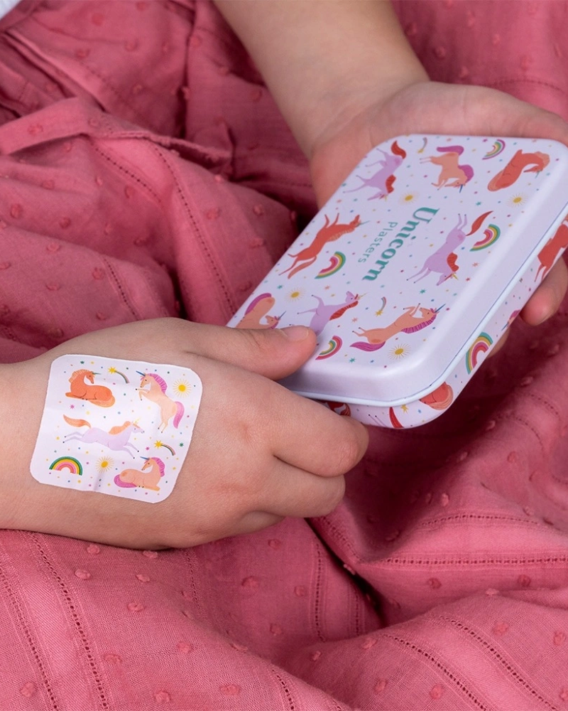 Unicorn Children's Plasters in a Tin Set of 30
