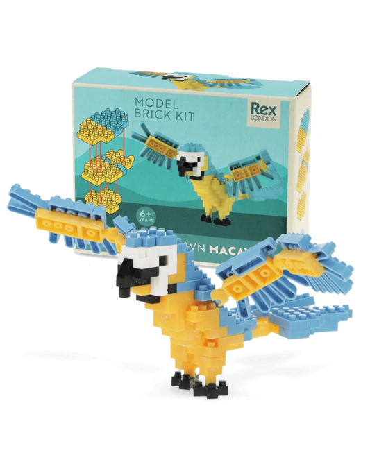 Build Your Own Macaw Bird Brick Kit