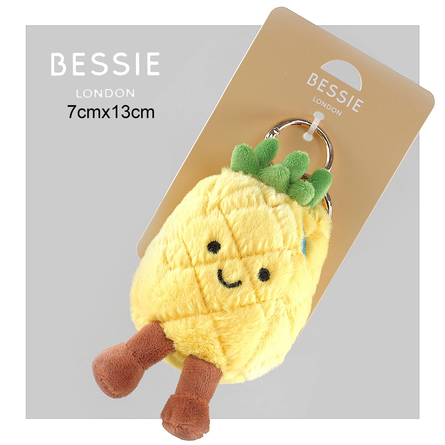 Plush Pineapple Bag Charm