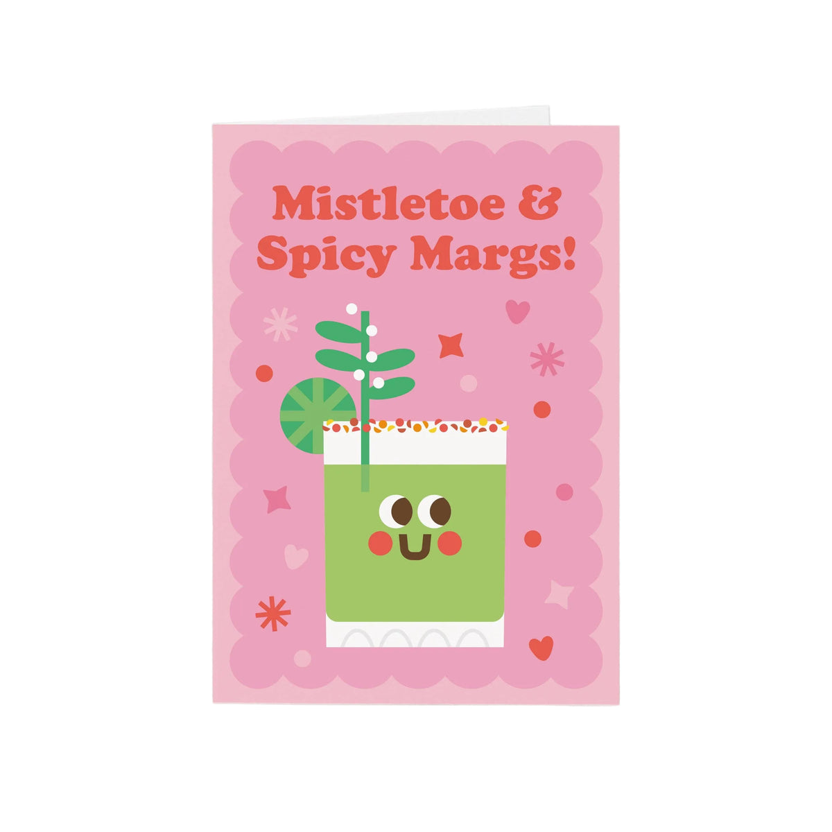Mistletoe & Spicy Margs Christmas Card