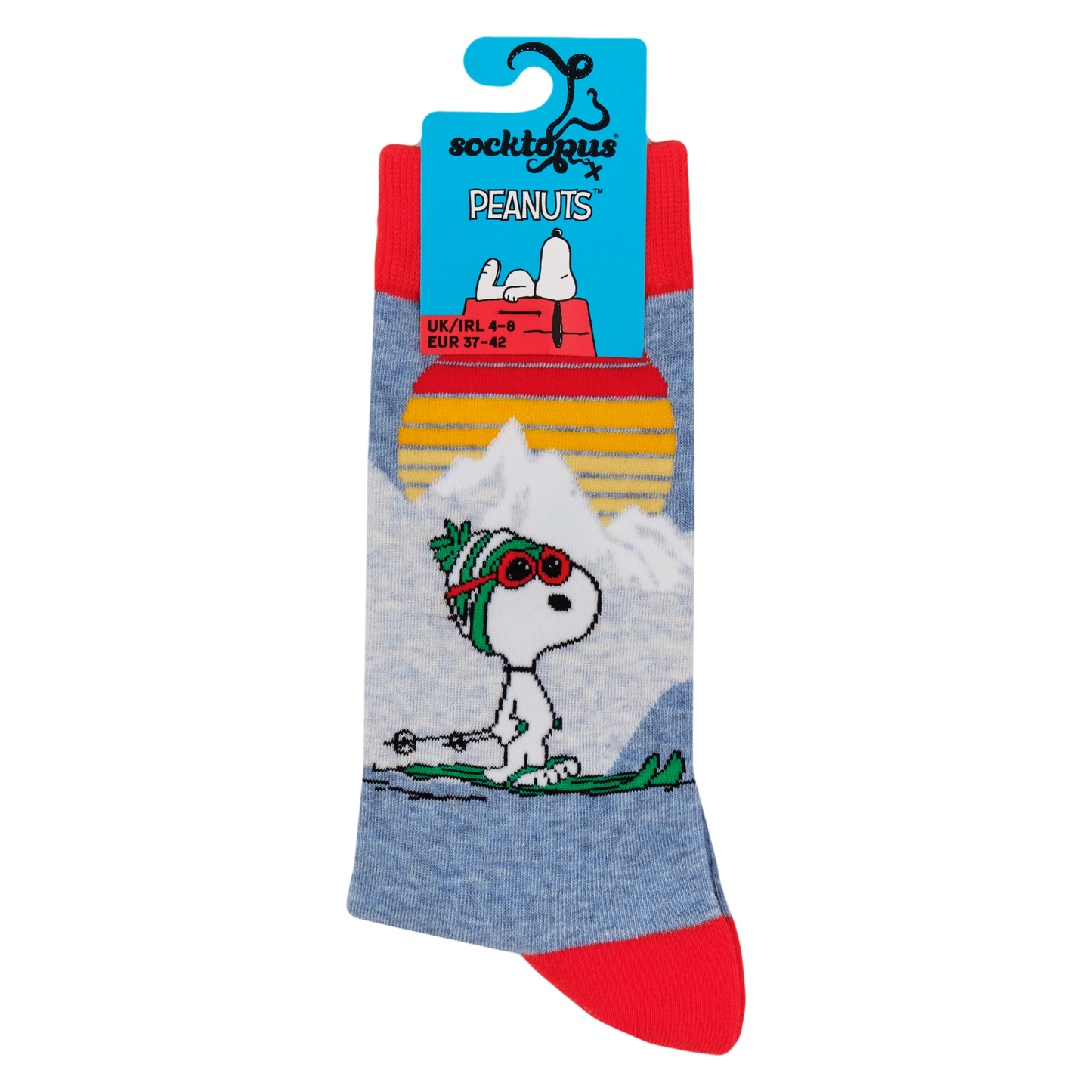 Snoopy In The Mountains Crew Socks