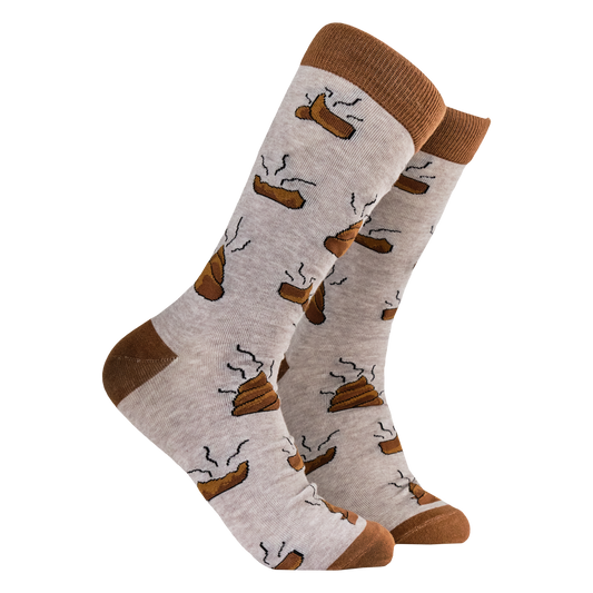 These Socks Are Shit Poo Crew Socks