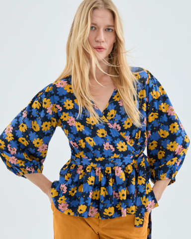 Blue Daisy Top by Compania Fantastica