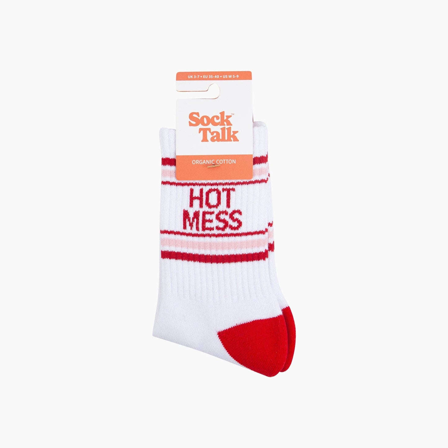 Hot Mess Organic Cotton Sports Socks