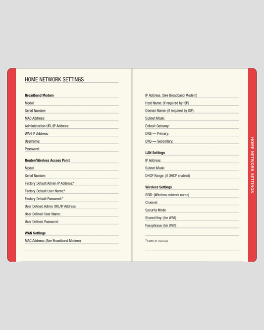 Mushrooms Internet Address and Password Logbook