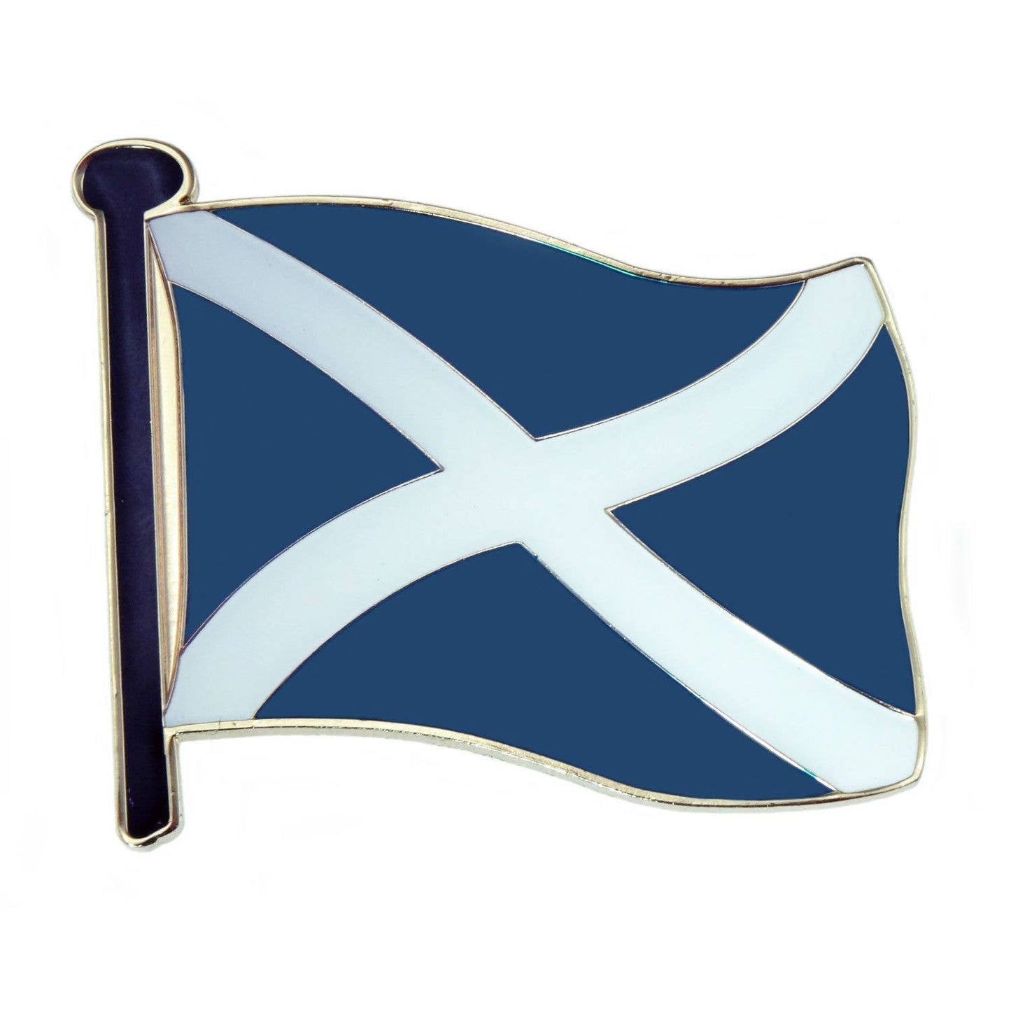 Saltire Scottish Flag Metal Enamel Magnet