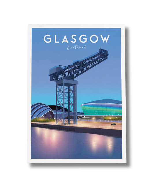 Finnieston Crane Glasgow A4 Print