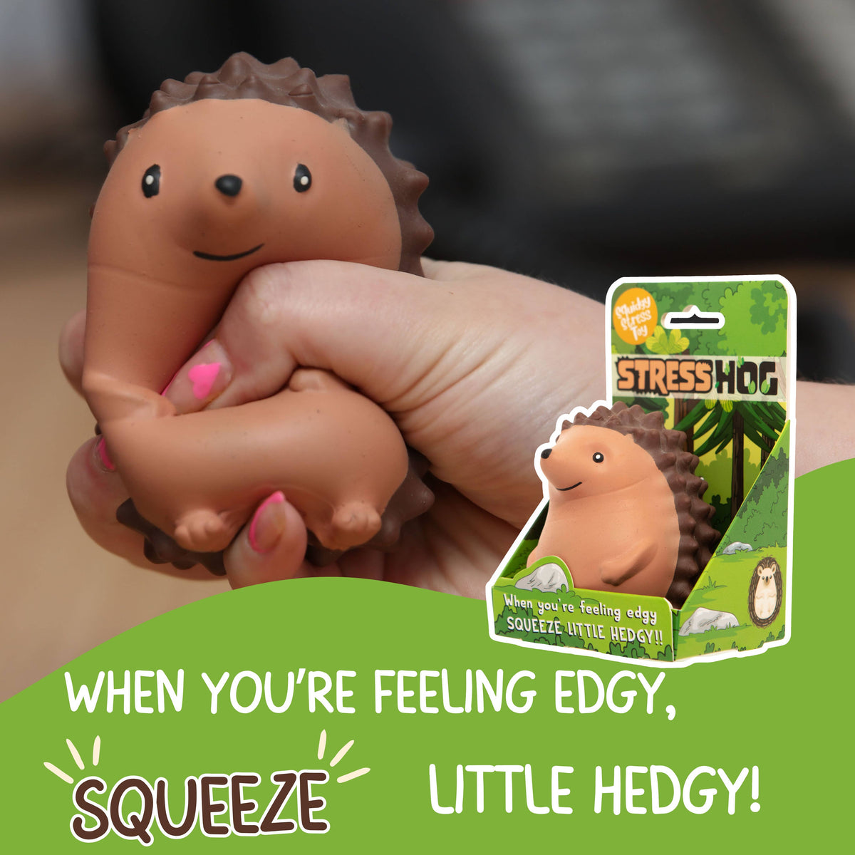Squishy Stress Hog Hedgehog Stress Toy