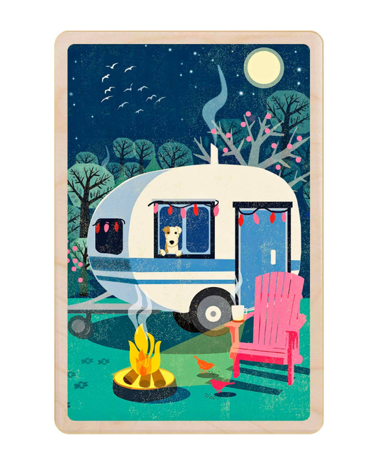 Cosy Caravan Scottish Magnet