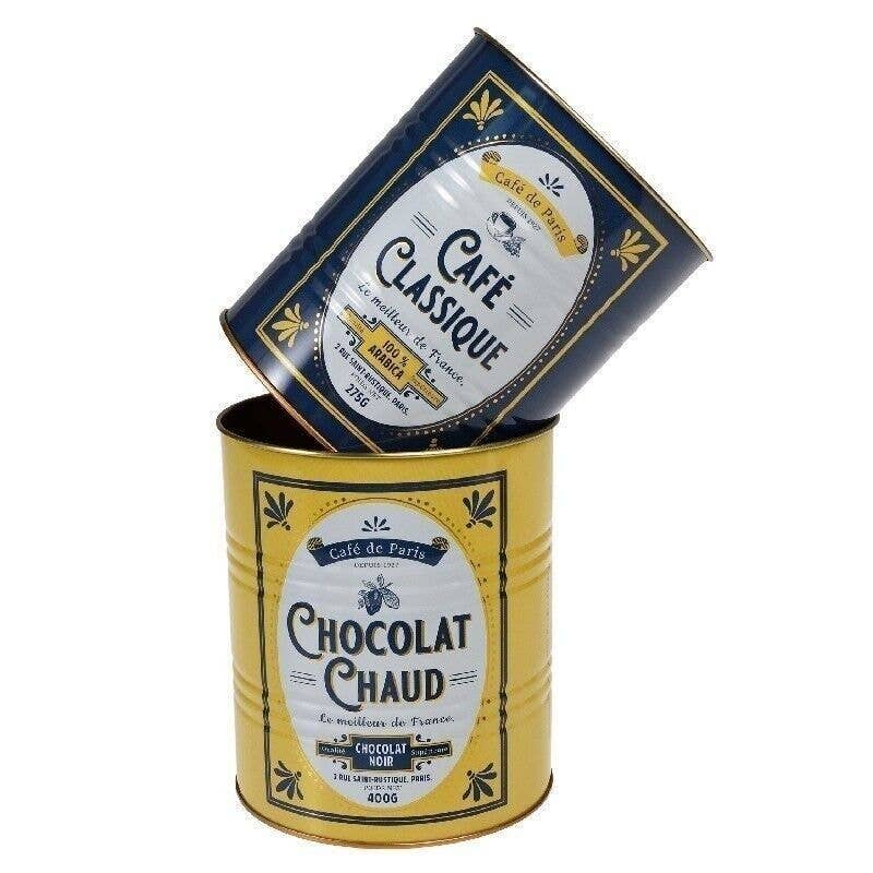 Café De Paris Storage Tins Set of 2
