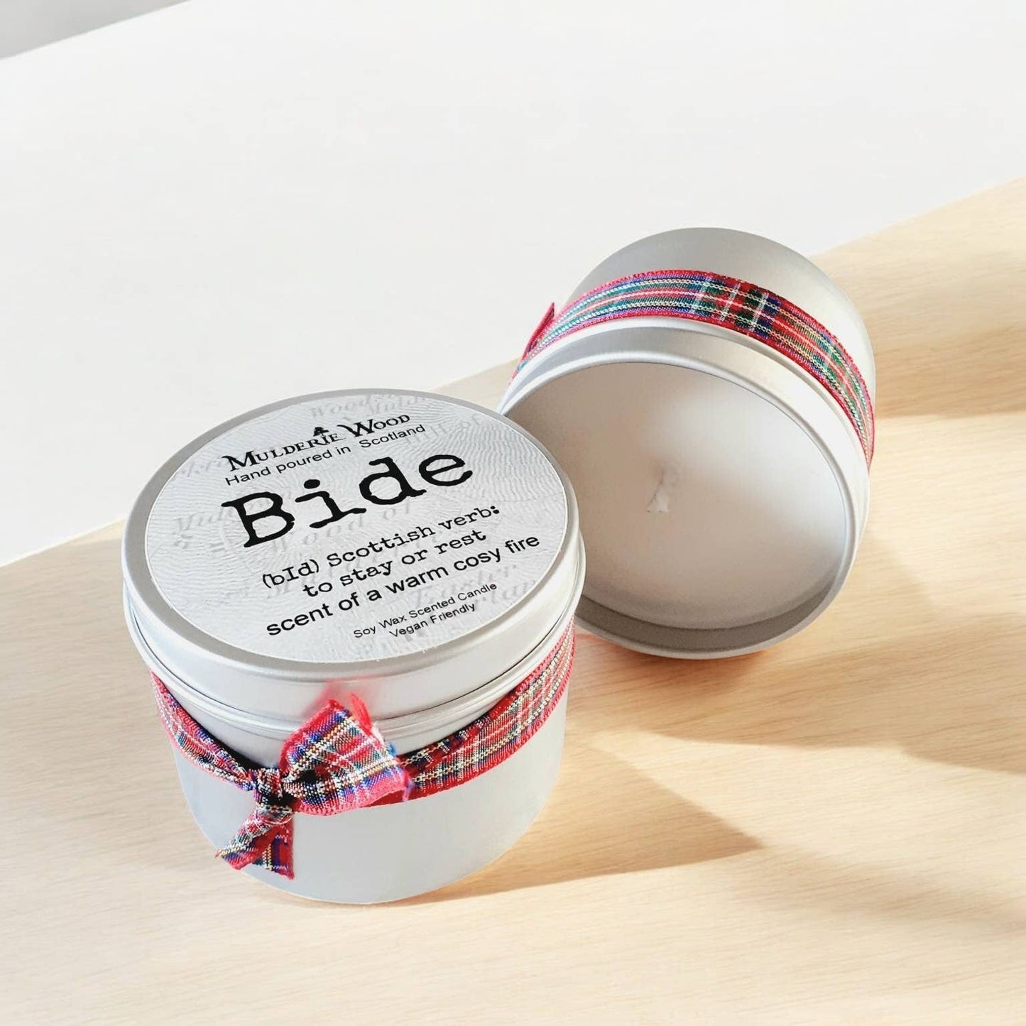 Bide (Stay) Cosy Fire Handmade Soy Wax Candle