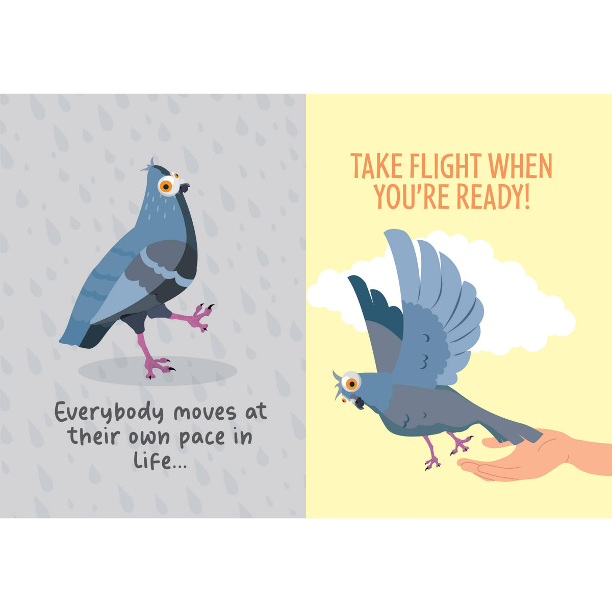 Positivity Pigeon Inspirational Books