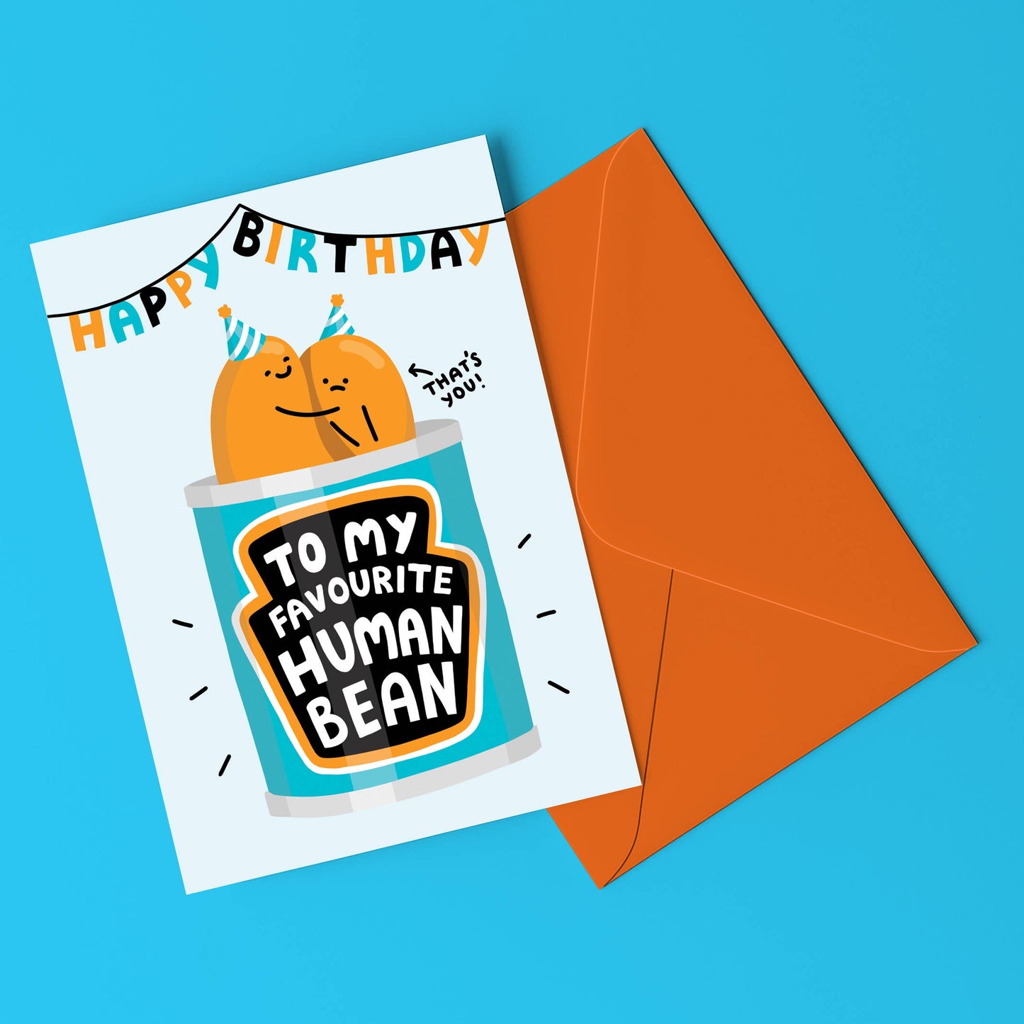 To My Favourite Human Bean Birthday Card
