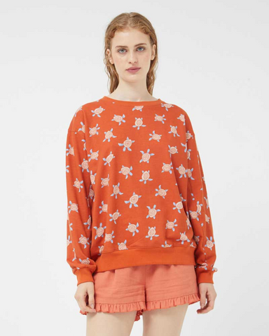 Turtle Rust Sweatshirt by Compania Fantastica