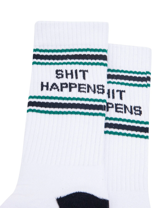Shit Happens Organic Cotton Sport Socks