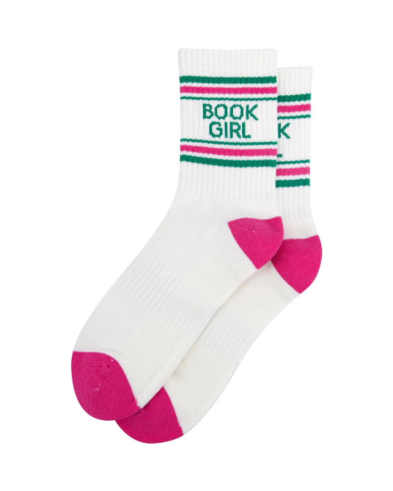 Book Girl Organic Cotton Sport Socks