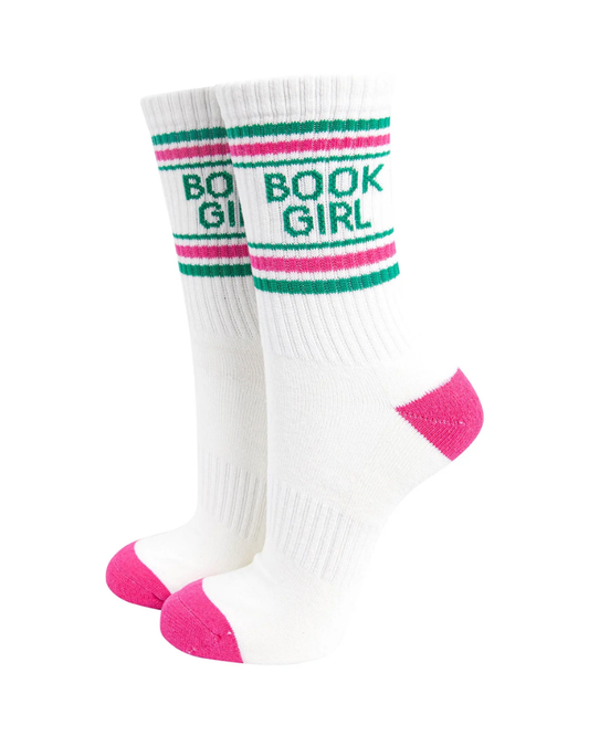 Book Girl Organic Cotton Sport Socks