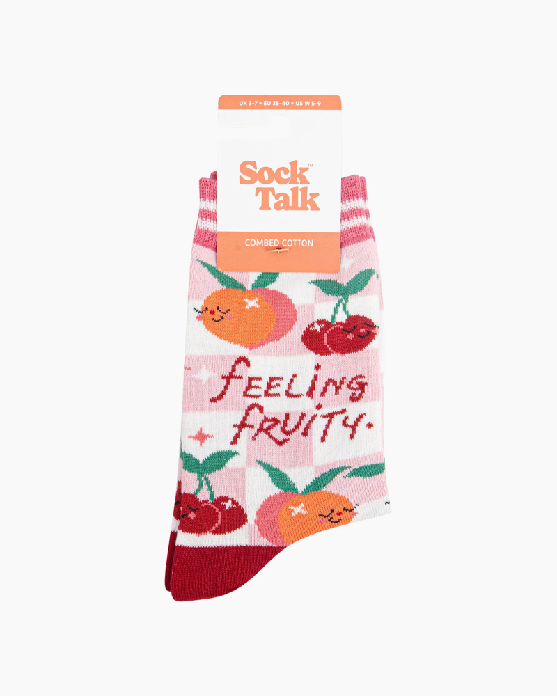 Feeling Fruity Combed Cotton Socks