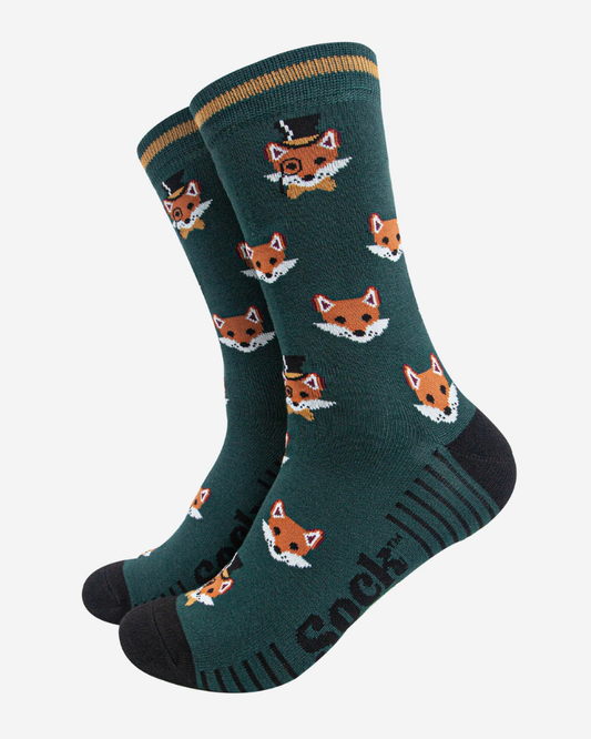 Dapper Fox Bamboo Socks
