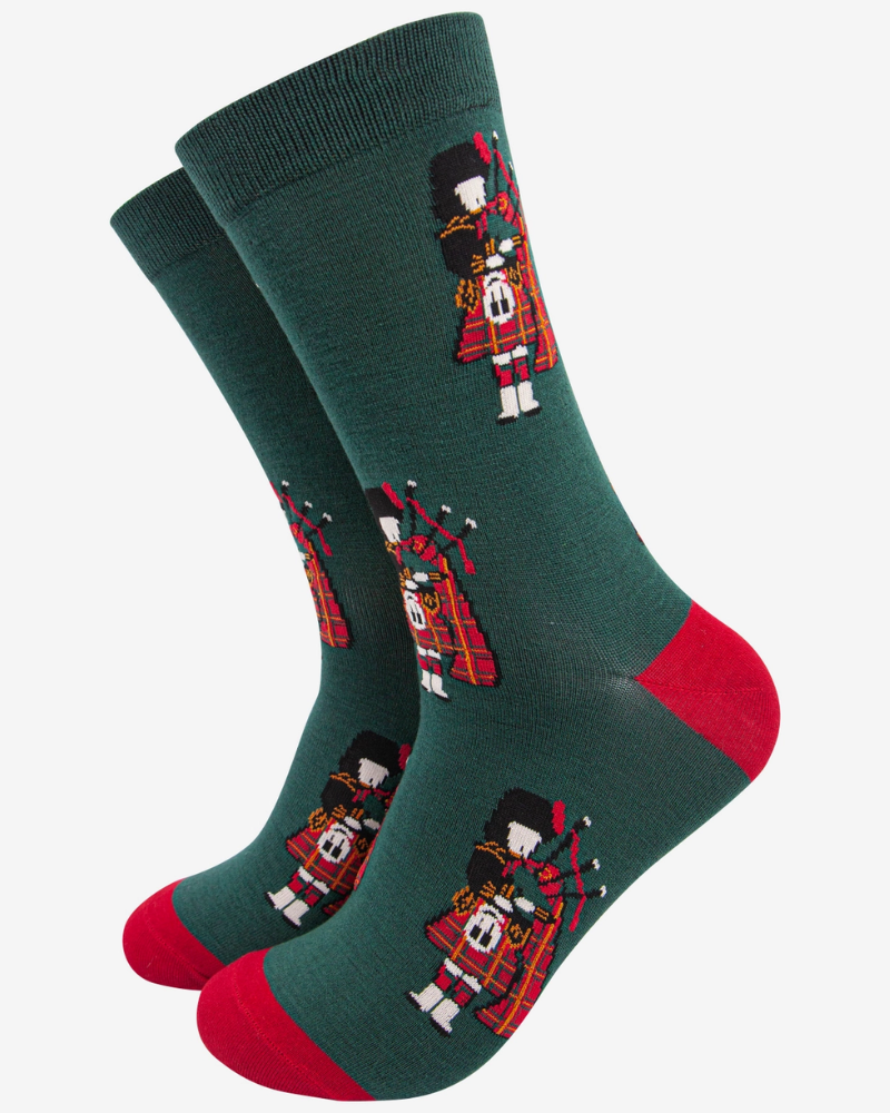 Scottish Pipers | Men's Bamboo Socks