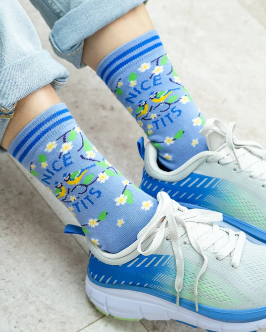 Nice Tits Combed Cotton Socks