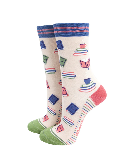 Book Lover Bamboo Socks