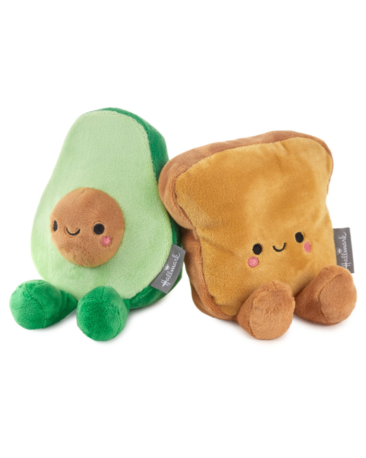 Avocado & Toast Magnetic Soft Toy Pair