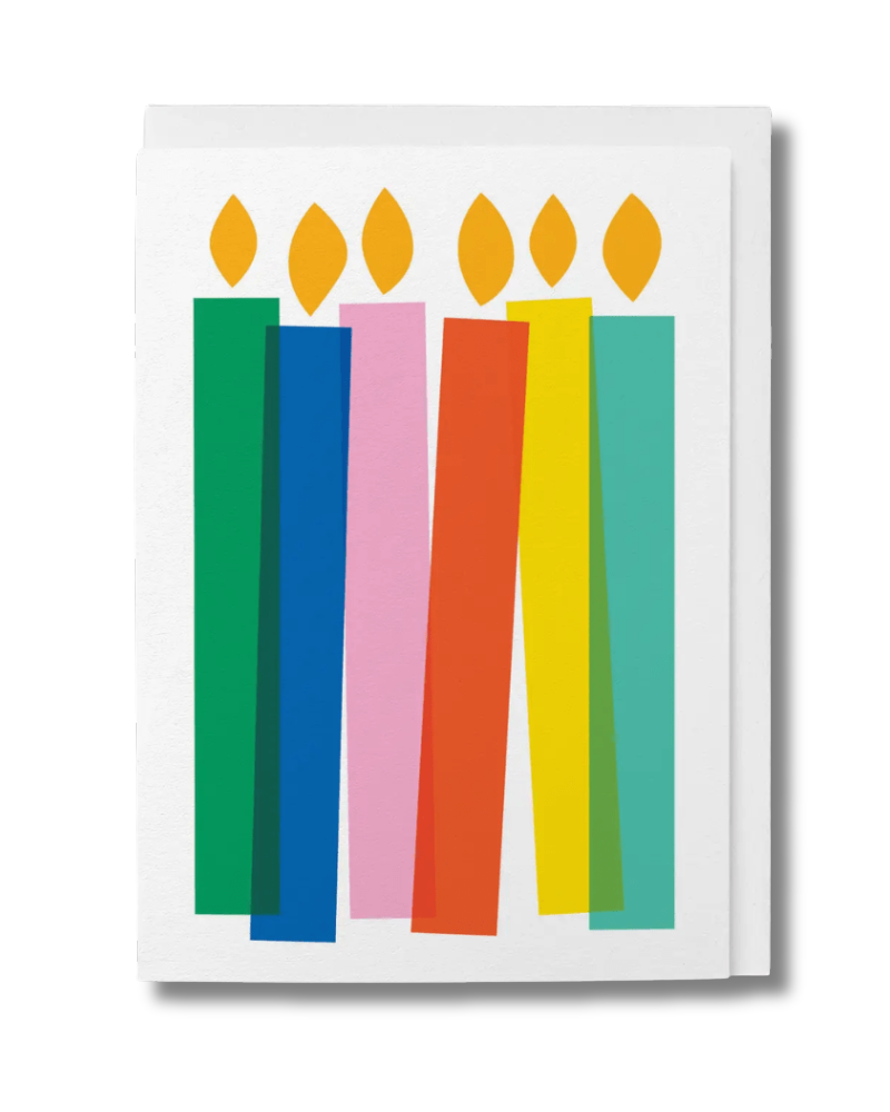 Birthday Candles Greeting Card