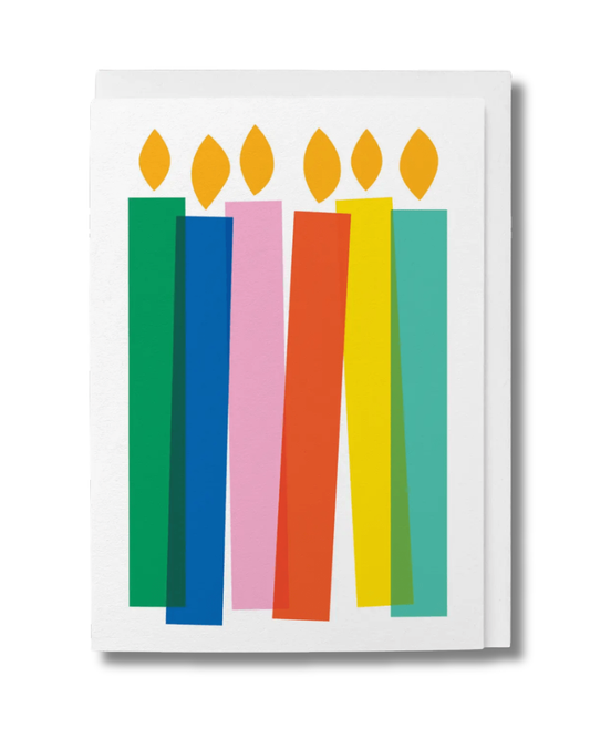 Birthday Candles Greeting Card
