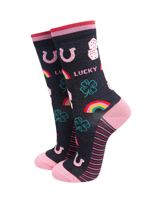 Lucky Symbols Bamboo Socks